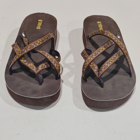 Teva Women's Brown Sandals Size 10 - Picture 3 of 12